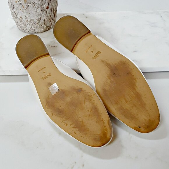 COACH SAMIE Leather SLIDE SZ 8 - Picture 5 of 8